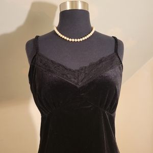 Black Velvet Lingerie Size M